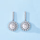 925 Sterling Silver Sunflower Pearl Earrings