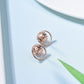 925 Sterling Silver Rose Gold Simple and Exquisite Flower Pearl