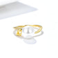 925 Sterling Silver Ring Creative Note Pearl Ring,#11