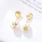 925 Sterling Silver Natural Baroque Shaped Pearl Earrings