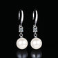 925 Sterling Silver Pearl Bead Earrings