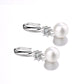 925 Sterling Silver Pearl Bead Earrings