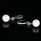 925 Sterling Silver Pearl Bead Earrings