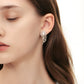 French Leaf-shaped Freshwater Pearl Earrings