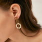 925 Silver Needle Retro Rreshwater Pearl Earrings