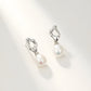 925 Sterling Silver Simple Freshwater Pearl Earrings