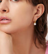 Golden French Freshwater Pearl Earrings