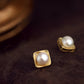 S925 Silver Needle Exquisite Freshwater Pearl Earrings