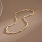 Light Luxury Millet Grain Pearl Winding Necklace,35+5.5cm