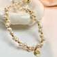 French Retro Baroque Natural Pearl Necklace