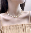French Retro Baroque Natural Pearl Necklace