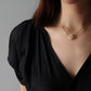 French Natural Pearl Concentric Knot Non-fading Necklace