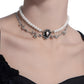 Retro Light Luxury Double Baroque Pearl Necklace