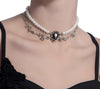 Retro Light Luxury Double Baroque Pearl Necklace