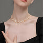 Fashion Light Luxury Retro Natural Pearl Necklace,38+5cm