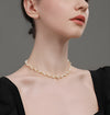 Fashion Light Luxury Retro Natural Pearl Necklace,38+5cm