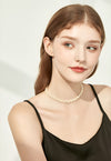 Summer Retro High-end Pearl Clavicle Necklace,33.5+6.5cm