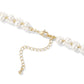 Summer Retro High-end Pearl Clavicle Necklace,33.5+6.5cm