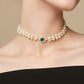 Spring and Summer Baroque Natural Freshwater Pearl Necklace,43.