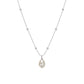 Light Luxury 925 Sterling Silver Baroque Pearl Clavicle Necklace,40+5cm