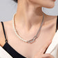 Light Luxury Sweater Clavicle Necklace,43+5cm