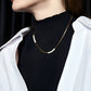 Retro Spring and Summer Sweater Freshwater Pearl Clavicle Necklace,39+5cm