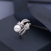 Fashion Knot Pearl Ring, Adjustable