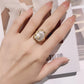 Original Design Golden Pearl Ring