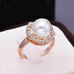 Fashion Personality Pearl Ring, 16mm-17mm