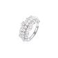 925 Sterling Silver Lace Crown Ring, Adjustable