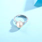 925 Sterling Silver Pearl Ring,Adjustable