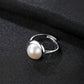 925 Silver 10-10.5mm Freshwater Pearl Ring, Adjustable