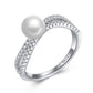 925 Sterling Silver Beaded Wave Shape Ring,#6,#7,#8