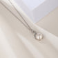 925 Sterling Silver Micro-inlaid Zircon Bead Pendant Necklace