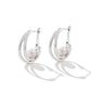 Simple and Stylish 925 Silver Freshwater Pearl Earrings