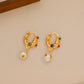 French Retro Palace Style Pearl Earrings