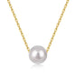 925 Sterling Silver Shell Pearl Pendant Necklace