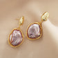 Retro French Shaped Baroque Pearl Earrings