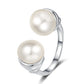 S925 Sterling Silver Pearl Ring