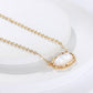 Gold-plated 18k Ladies Shell Collar Necklace