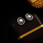 925 Silver Needle Silver Hollow Lotus Leaf Pearl Stud Earrings