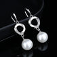 925 Sterling Silver Beaded Pearl Earrings