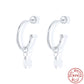 925 Sterling Silver Elegant Ear Hooks