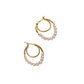 Elegant Summer Pearl Hoop Earrings