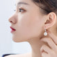 925 sterling silver imitation pearl earrings