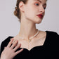 Baroque Natural Pearl Clavicle Necklace,46cm