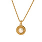 18K Gold Stainless Steel Necklaces,42cm+5cm