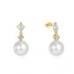 925 Sterling Silver Pearl Drop Earrings