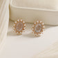 925 Silver Needle French Retro Light Luxury Pearl Earrings