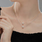 925 Sterling Silver Shell Pearl Pendant Necklace